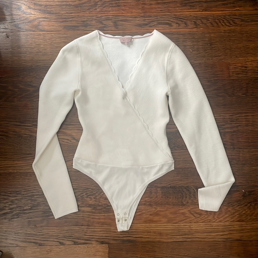 Tailored - rebecca taylor v-neck bodysuit